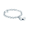 Nm 021325/016 Браслет Бабочка, цепь с 1 подвеской, сталь, SWAROVSKI