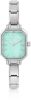 Nm 076037/032 Часы PARIS механизм Miyota 2025 3 атм, циферблат зелёный, размер 2,2*2,5 см, сталь, бр